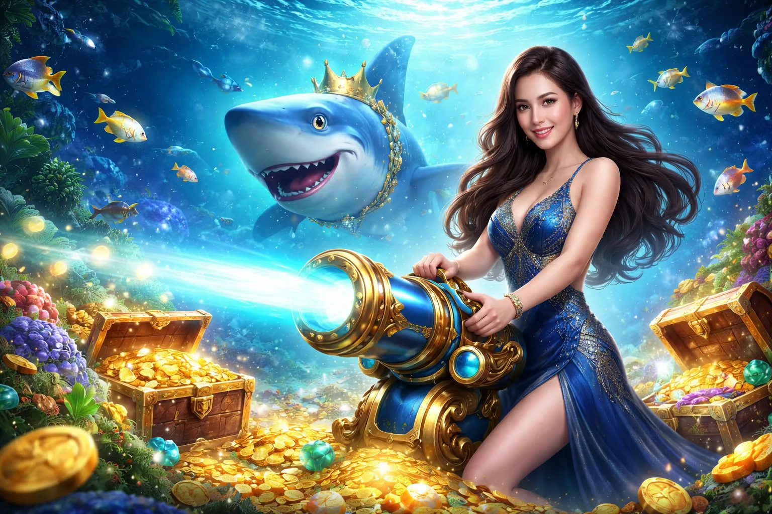 Hình nền game bắn cá liên quan 3D